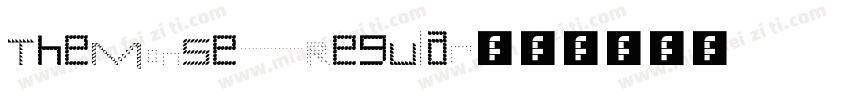 TheMonse Regular字体转换